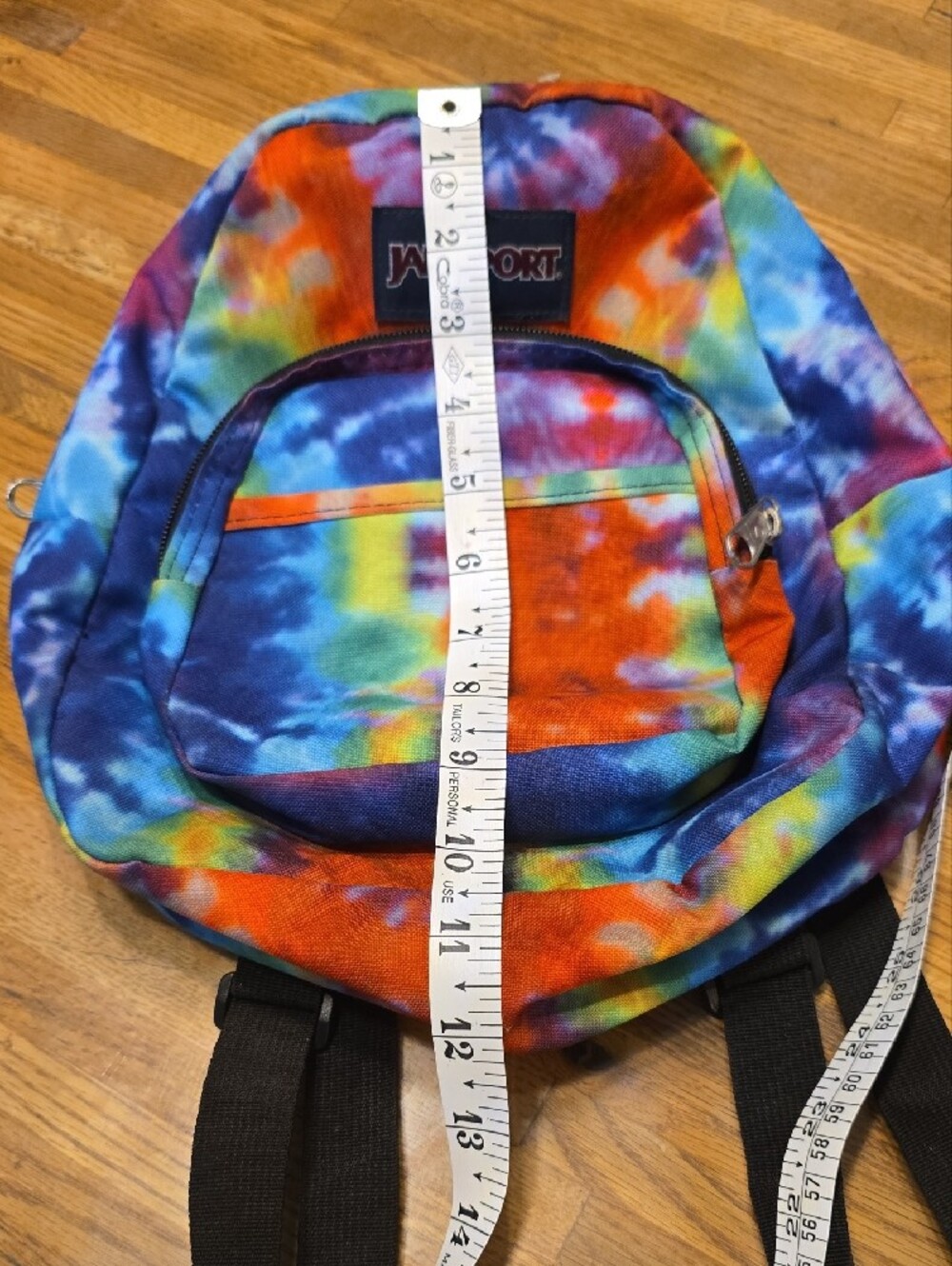 Jansport Tie-Dye Mini Backpack - Blue, Orange, Green, Purple - Picture 5 of 6